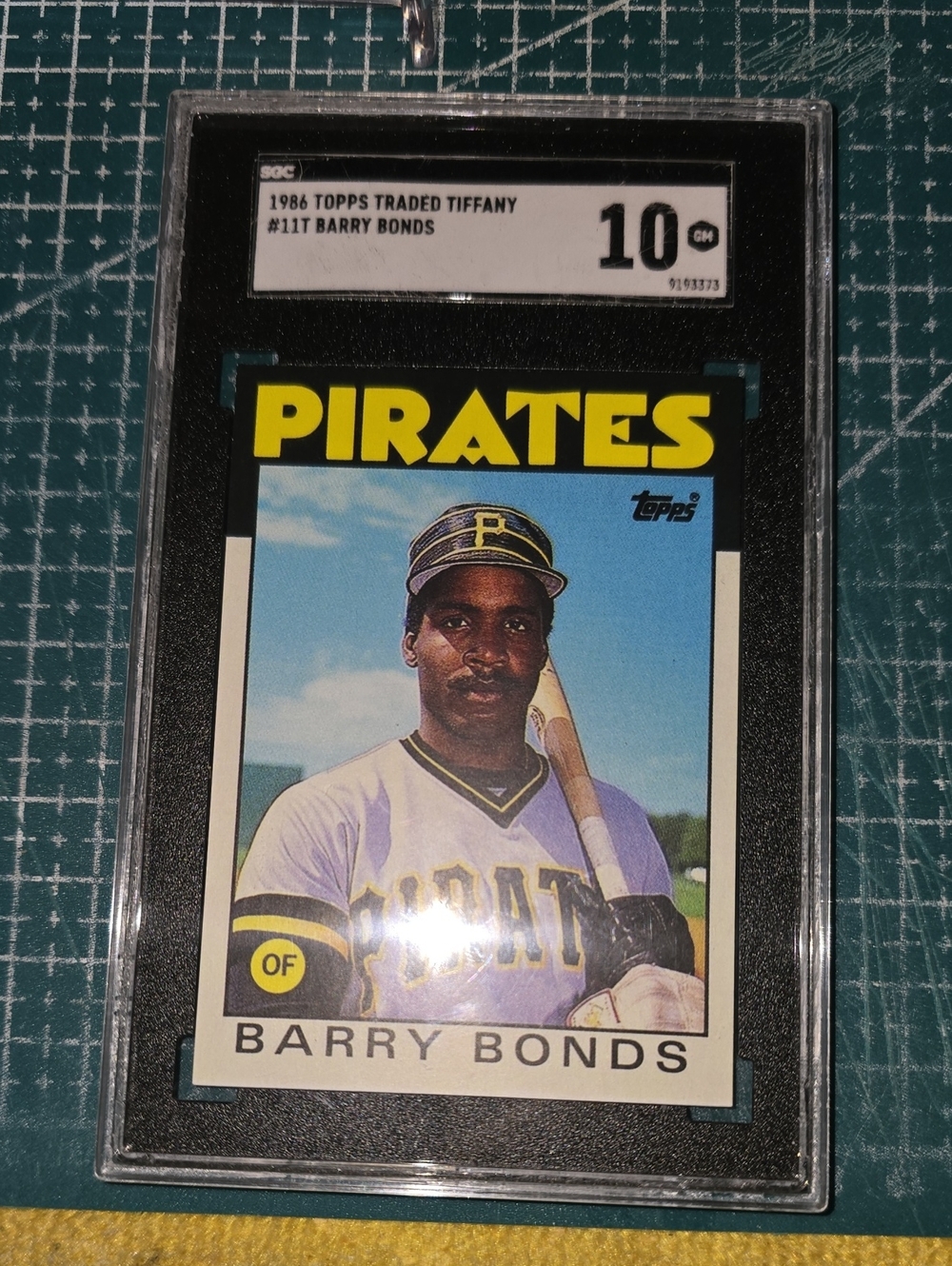 1986 Topps Barry Bonds #11T SGC 10